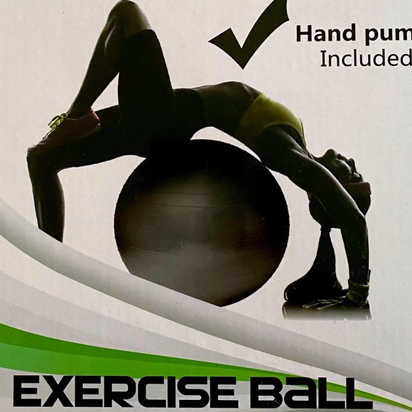 PROFESSIONAL Exercise Ball w/Pump Ideal for Core Training,Pilates,Yoga,Stretchi… - Picture 1 of 5